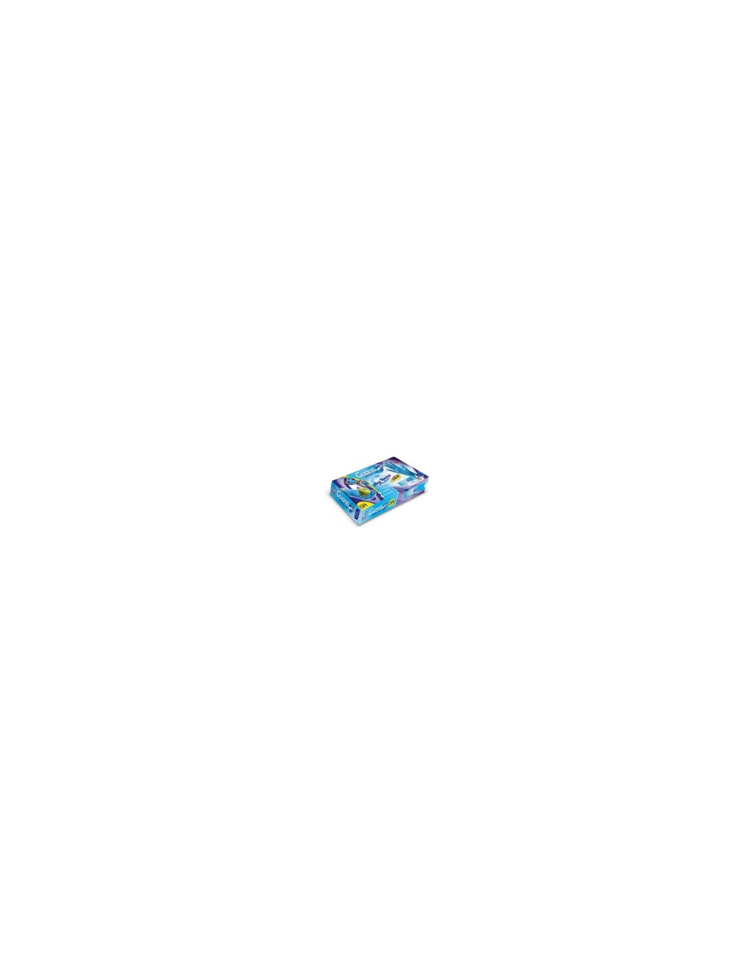CONF 100 GUANTI TPE BLU TG M