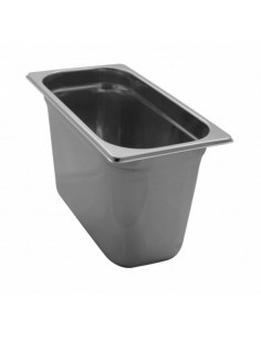BACINELLA GASTRONORM IN ACCIAIO INOX 1/3 H 200 MM su TreG Ingrosso
