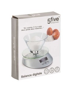 BILANCIA CUCINA 216699021 DIGITALE 5KG METALLO su TreG Ingrosso