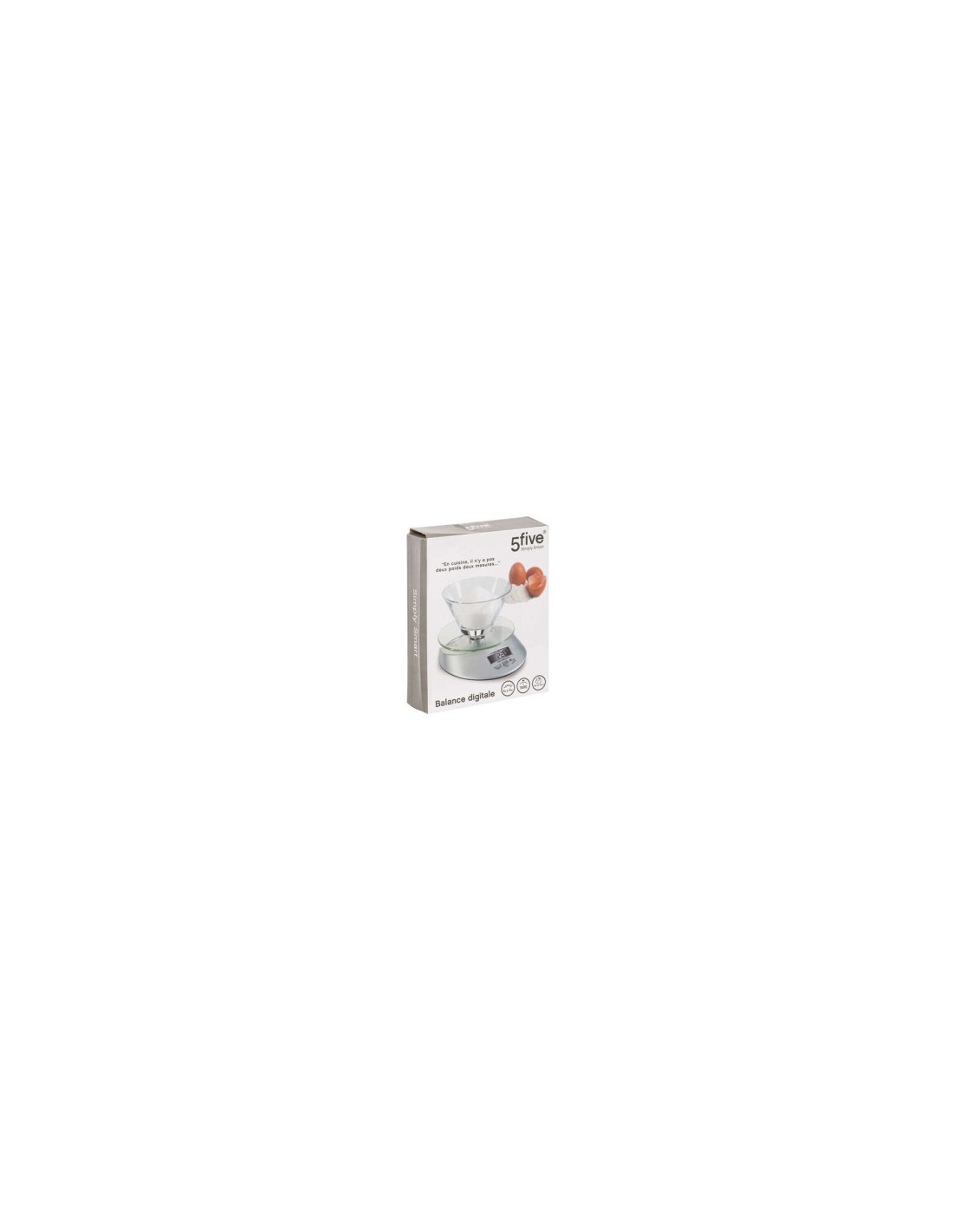 BILANCIA CUCINA 216699021 DIGITALE 5KG METALLO su TreG Ingrosso