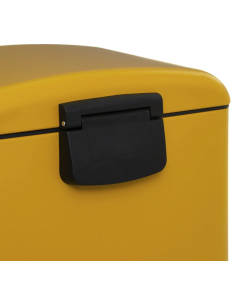 PATTUMIERA METALLO 30LT GIALLO su TreG Ingrosso