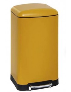 PATTUMIERA METALLO 30LT GIALLO su TreG Ingrosso