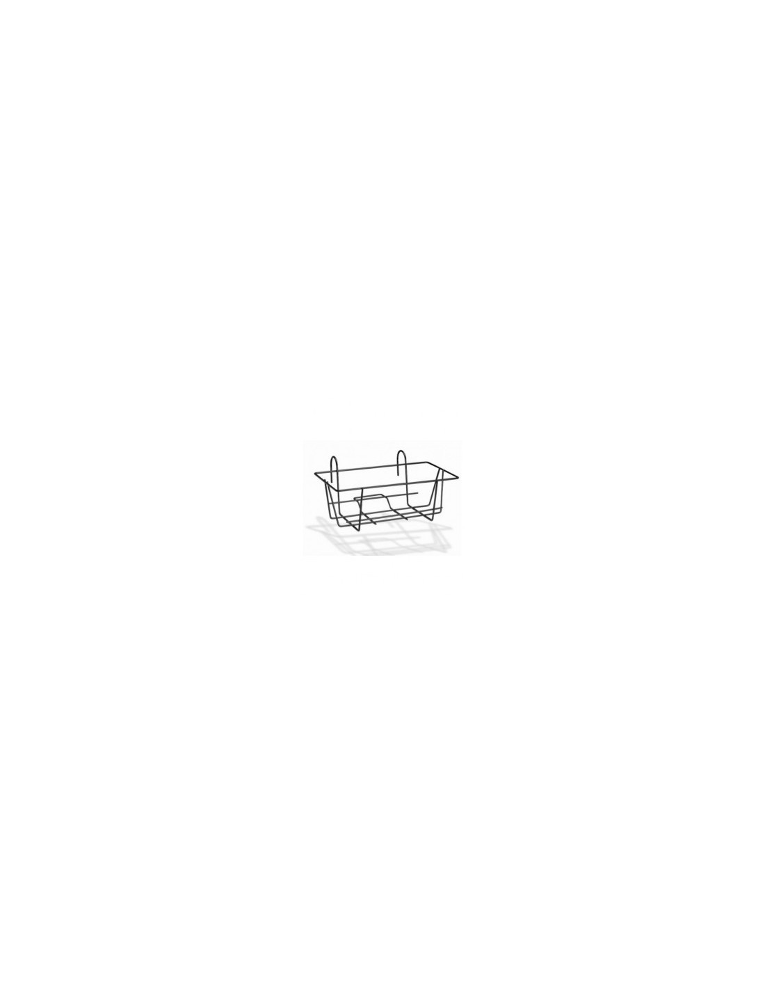 FIORIERA BALCONE 40CM NERA su TreG Ingrosso