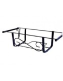FIORIERA BALCONE 40CM NERA REGOLABILE su TreG Ingrosso