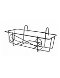 FIORIERA BALCONE 50CM NERA su TreG Ingrosso