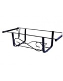 FIORIERA BALCONE 50CM NERA REGOLABILE su TreG Ingrosso