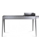 CUOCISPIEDINI MIAMI 80+40 GRILL F FERRO ALLUMINATO su TreG Ingrosso