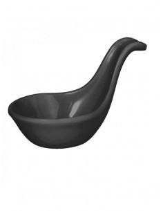 SHOW PLATE CUCCHIAIO FINGER FOOD 9,5CM NERO su TreG Ingrosso