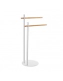 PIANTANA PORTASCIUGAMANI BIANCO CON BRACCI BAMBOO su TreG Ingrosso