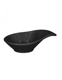 SHOW PLATE COPPETTA FINGER FOOD 11,5X8CM NERO su TreG Ingrosso