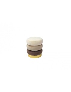 POUF 74361 ANSUN VELLUTO BEIGE 40X45CM su TreG Ingrosso