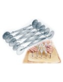TAGLIA PASTA A 10 ROTELLE DOPPIO INOX KAUFGUT su TreG Ingrosso