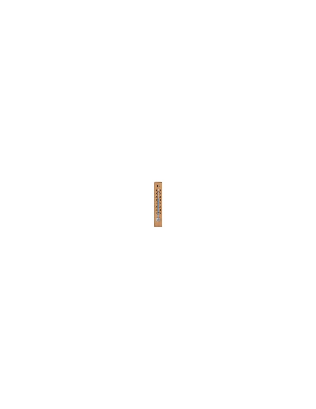 TERMOMETRO 043801 PER INTERNO 20CM LEGNO DI FAGGIO su TreG Ingrosso