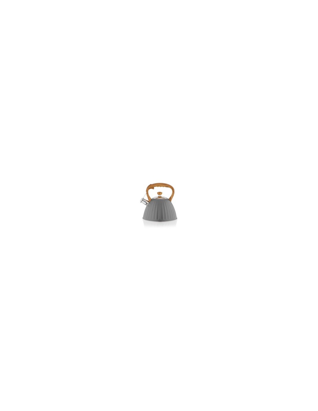 BOLLITORE 013782 ANTRACITE 3LT MANICO EFFETTO LEGNO su TreG Ingrosso