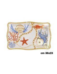 VASSOIO 1645-2722 36X23CM CONCHIGLIE su TreG Ingrosso