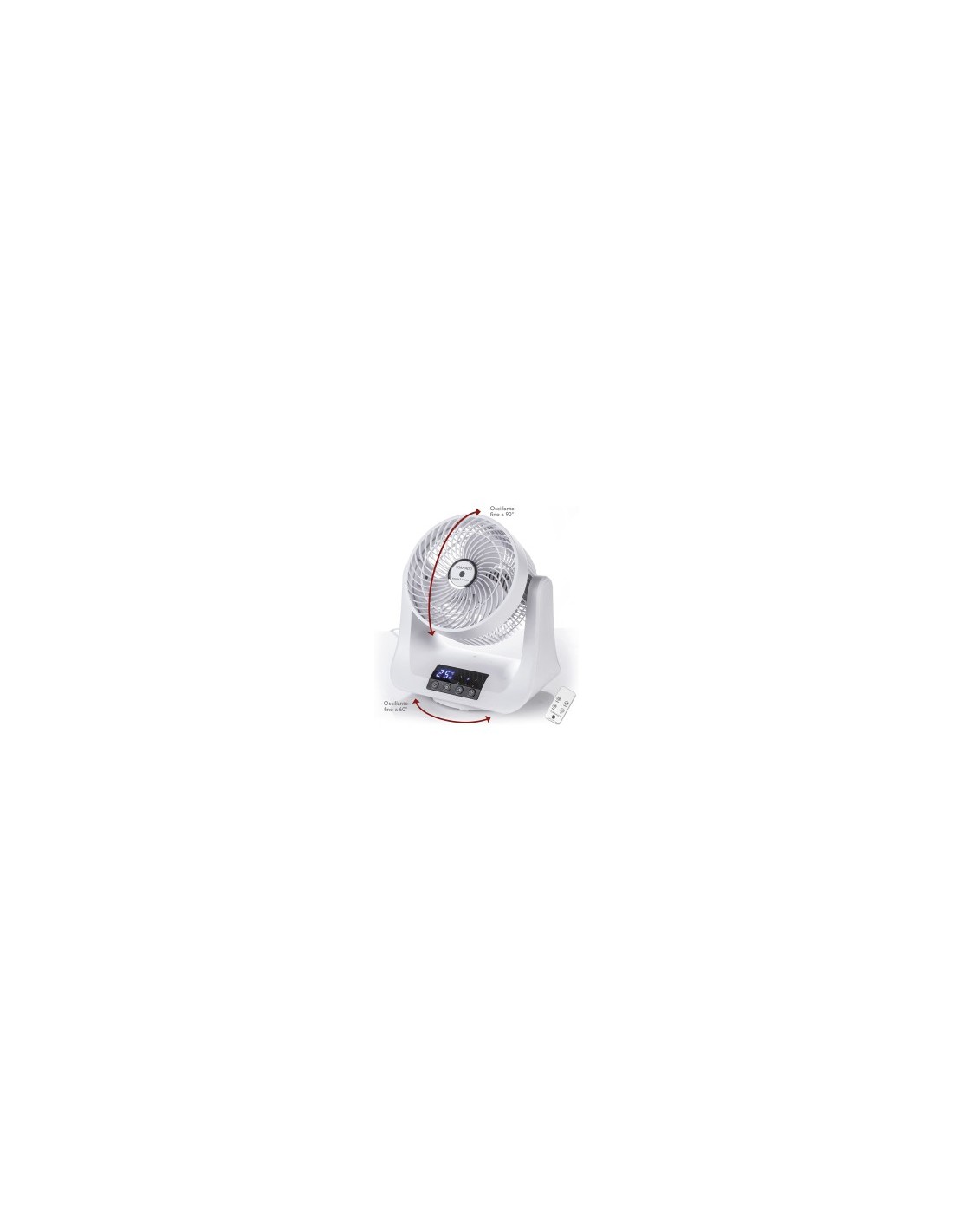 VENTILATORE TORNADO OSCILLANTE 45W su TreG Ingrosso
