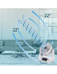 VENTILATORE TORNADO OSCILLANTE 45W su TreG Ingrosso