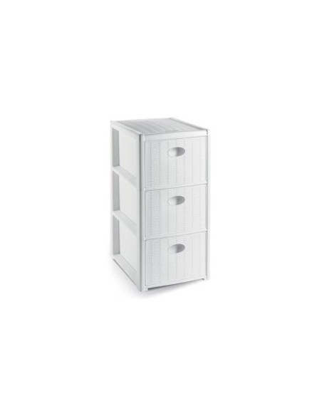 CASSETTIERA 30250 ELEGANCE SLIM 3C BIANCA su TreG Ingrosso