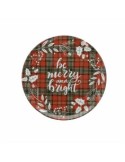 CINZIA PIATTO PANETTONE 31CM BE MERRY AND BRIGHT su TreG Ingrosso