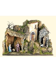 PRESEPE CON NATIVITA' E LUCI su TreG Ingrosso