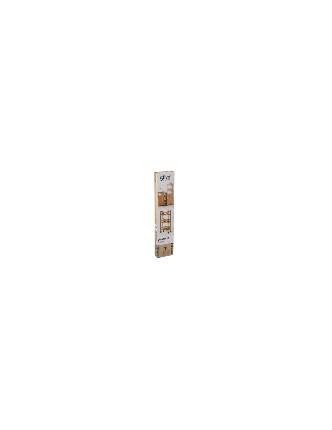 CARRELLO 174521 3 PIANI BAMBOO 36X15X75CM