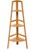 SCAFFALE ANGOLARE 174519 BAMBOO 3 PIANI 32X32X103CM