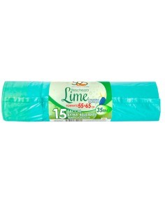 CONF 15 SACCHI PATT 35LT VERDE 55X65