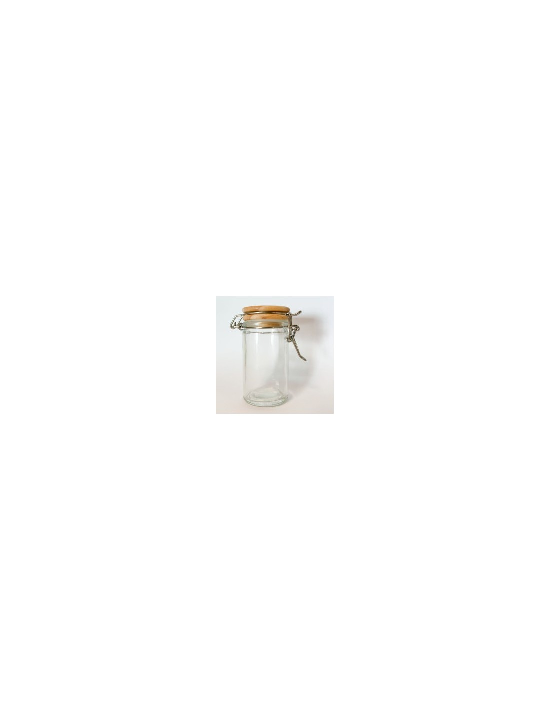 PORTASPEZIE 092134 VETRO 4,5X9CM COPERCHIO LEGNO