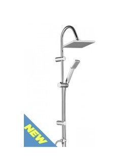 SET COLONNA DOCCIA 872002 PLATINUM SOFFIONE/DOCCETTA/LACCIO su TreG...
