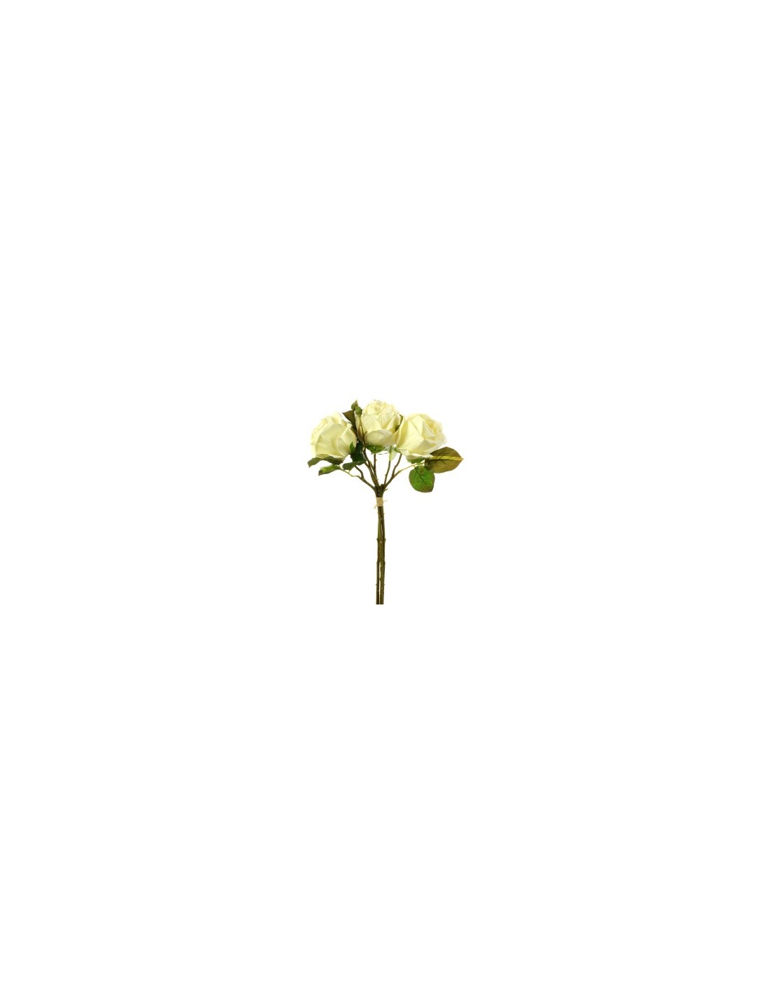 BOUQUET ROSE 270017410 44CM CREMA