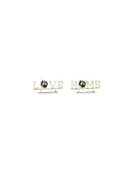 SCRITTA 76977 HOME/LOVE MARMO/FERRO 36X9X17CM