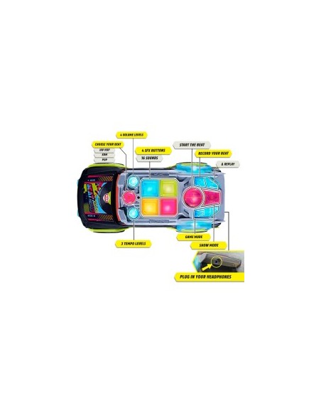 BEAT HERO VEICOLO 33,5CM LUCI SUONI 203767001