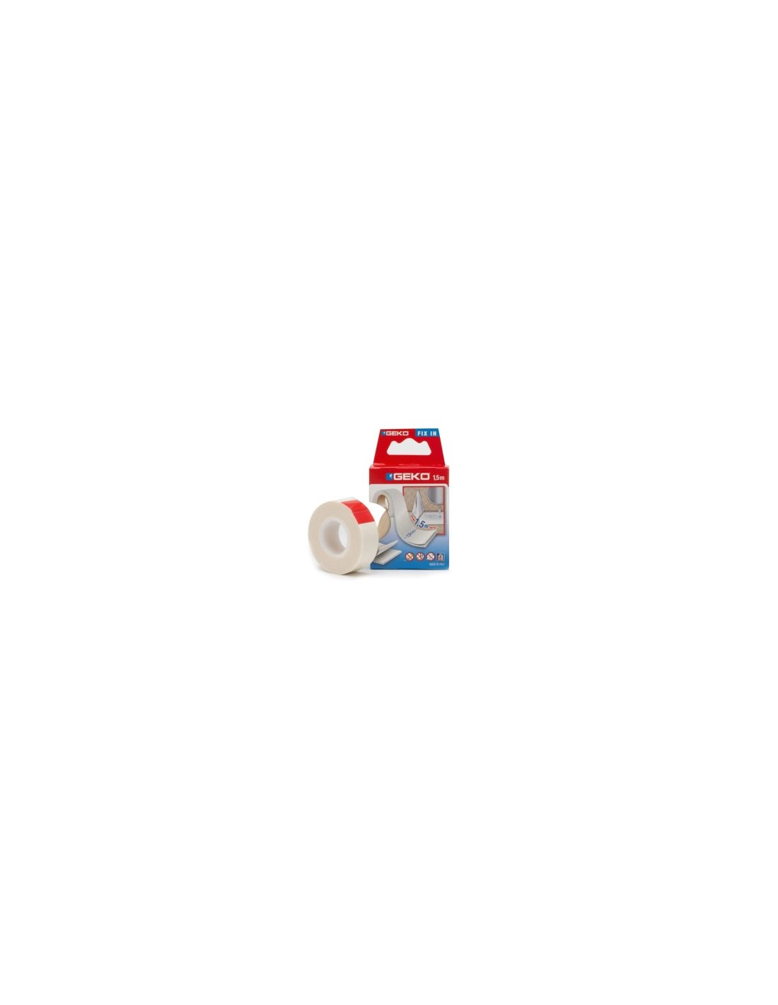 NASTRO BIADESIVO 19MMX1,5MT BIANCO