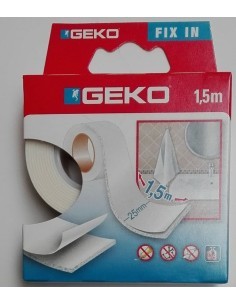 NASTRO BIADESIVO 25MMX1,5MT BIANCO