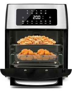 G3 Ferrari G10182 Friggisano EVO Forno Air Fryer 15L, 1700W, con 10 Programmi e Display Digitale | TreG Ingrosso
