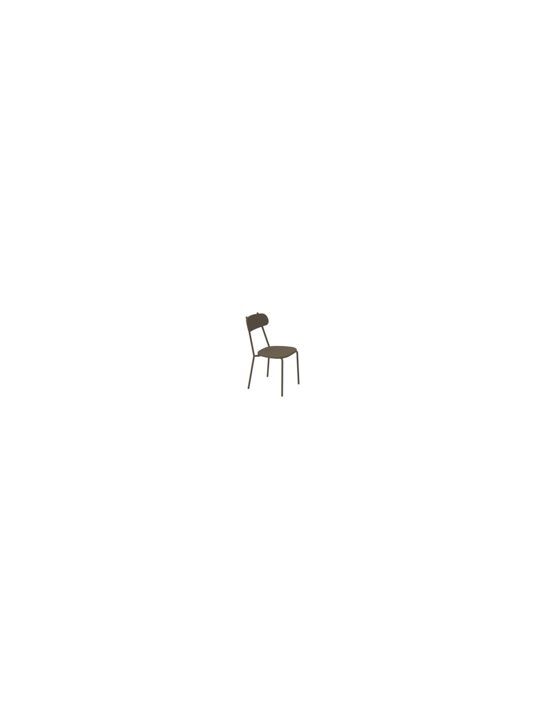 SEDIA FOX CORTEN su TreG Ingrosso
