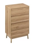 CASSETTIERA 193545 ABANA 4C MDF 60X40X107CM