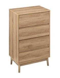 CASSETTIERA 193545 ABANA 4C MDF 60X40X107CM