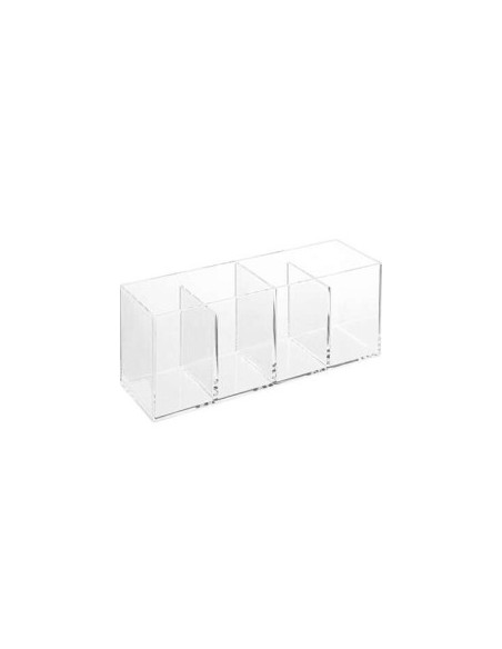PORTAOGGETTI 174670 ACRILICO 22X7X10CM 4 SCOMPARTI