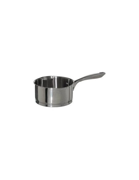 5five, Casseruola in Acciaio Inox 18 cm, Capacità 2 Litri, Utensile da Cucina, Adatta a Induzione