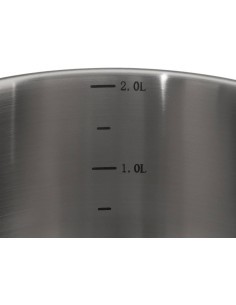 5five, Casseruola in Acciaio Inox 18 cm, Capacità 2 Litri, Utensile da Cucina, Adatta a Induzione