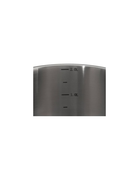 5five, Casseruola in Acciaio Inox 18 cm, Capacità 2 Litri, Utensile da Cucina, Adatta a Induzione