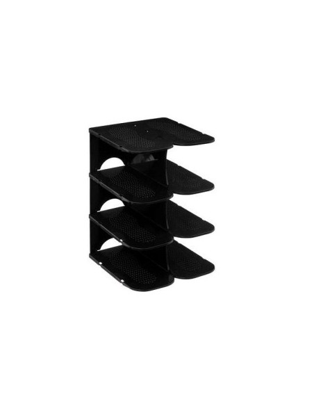 PORTASCARPE 202309 PLASTICA 4P NERO