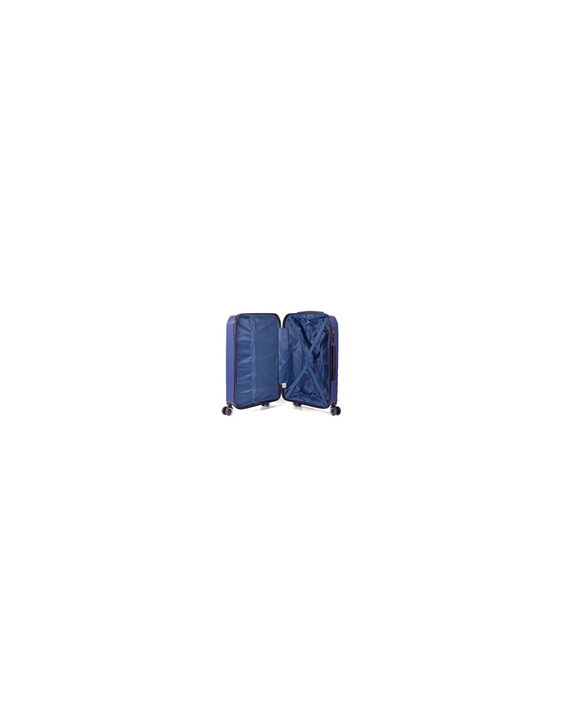 TROLLEY BZ.5755 3 MIS BLU 70CM 4RUOTE