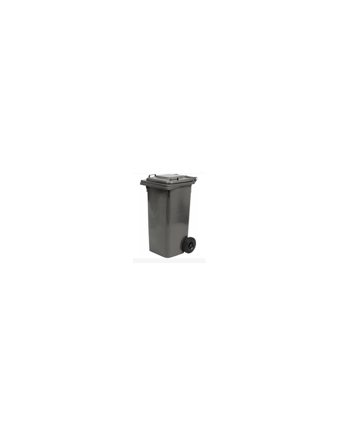 BIDONE QUADRO 240LT GRIGIO CON RUOTE