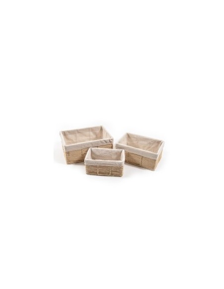 CESTINO 05386 2 MIS CARTA/METALLO 21X31X14CM