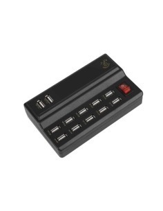 ASTREO STAZIONE RICARICA USB 12 PORTE CON INTERUTTORE
