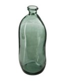 VASO 155686F VETRO RICICLATO VERDE KAKI 13X35CM