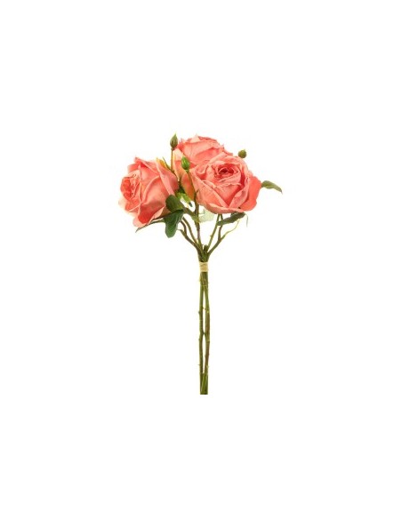 BOUQUET ROSE 270017491 44CM ROSA