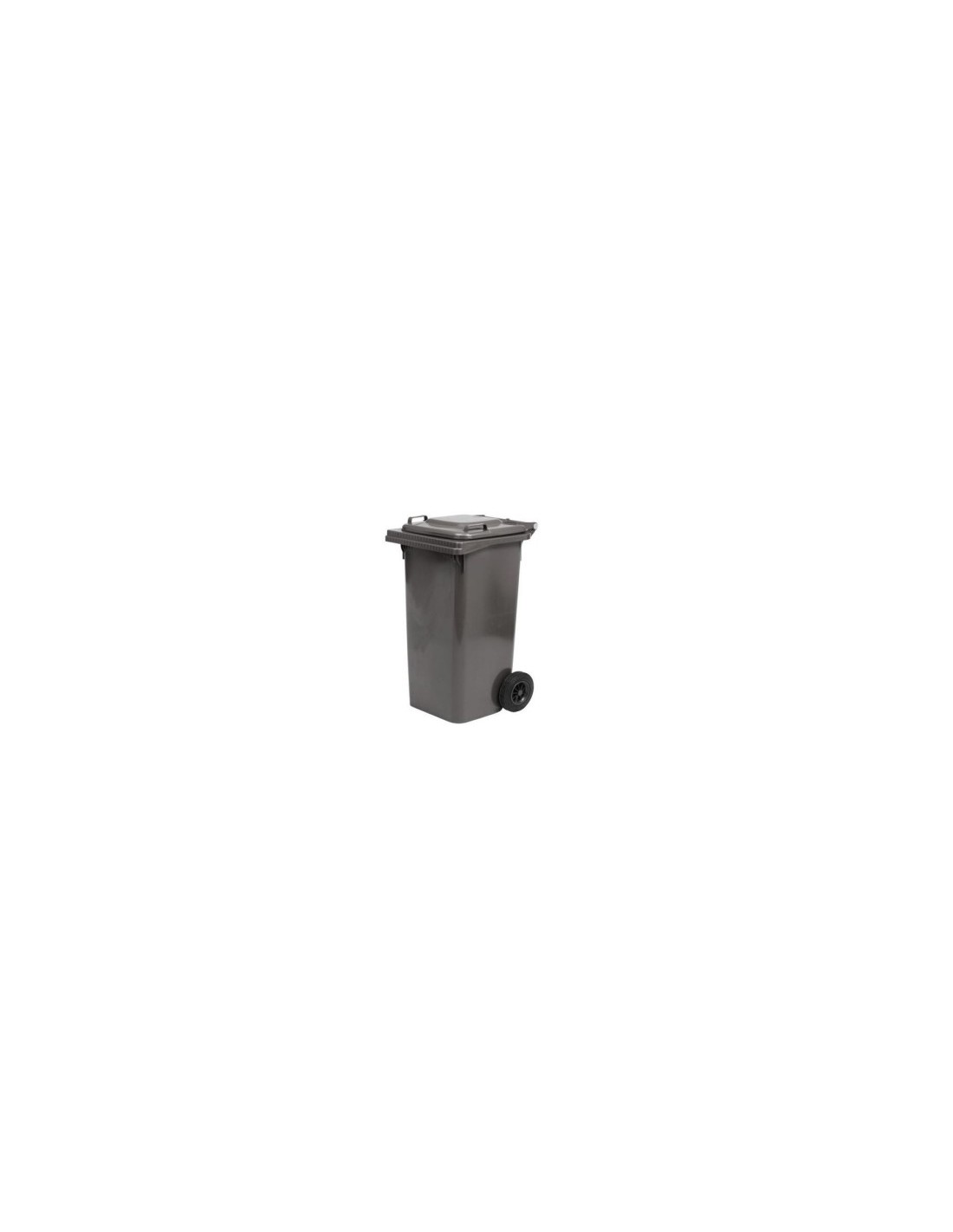 BIDONE QUADRO 80LT GRIGIO CON RUOTE
